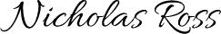 Nicholas Ross signature